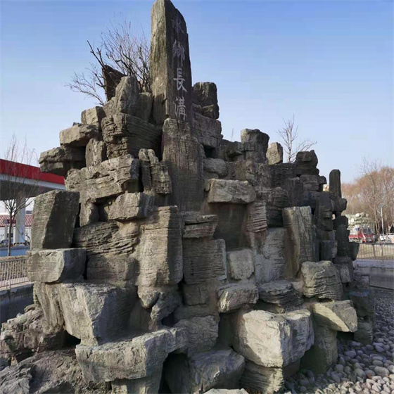 石家庄庭院假山安装